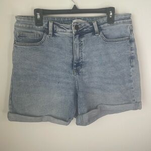 LC Lauren Conrad Denim Blue Jean Shorts size 14